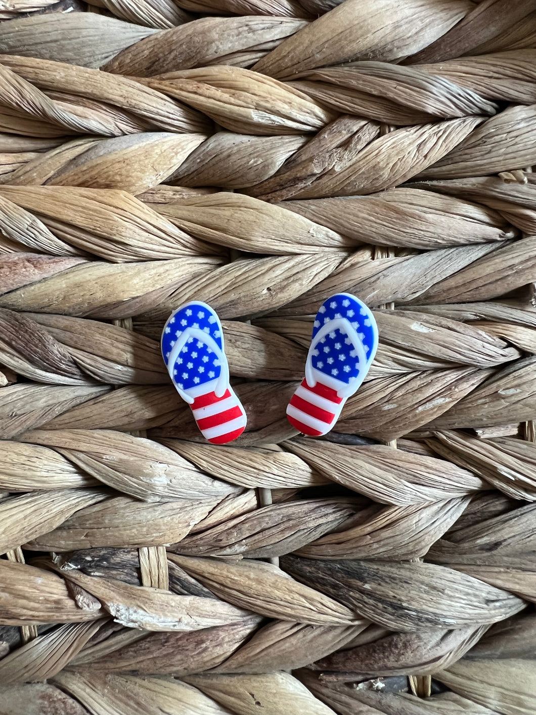 American flag flip flop