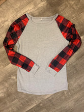 Load image into Gallery viewer, Kids Long Sleeve Plaid Shirt
