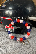 Load image into Gallery viewer, Baseball mom wristlet
