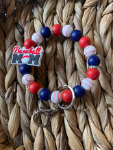 Load image into Gallery viewer, Baseball mom wristlet
