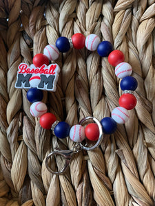 Baseball mom wristlet