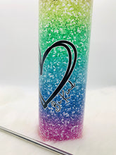 Load image into Gallery viewer, Be Kind Glitter Rainbow Tumbler
