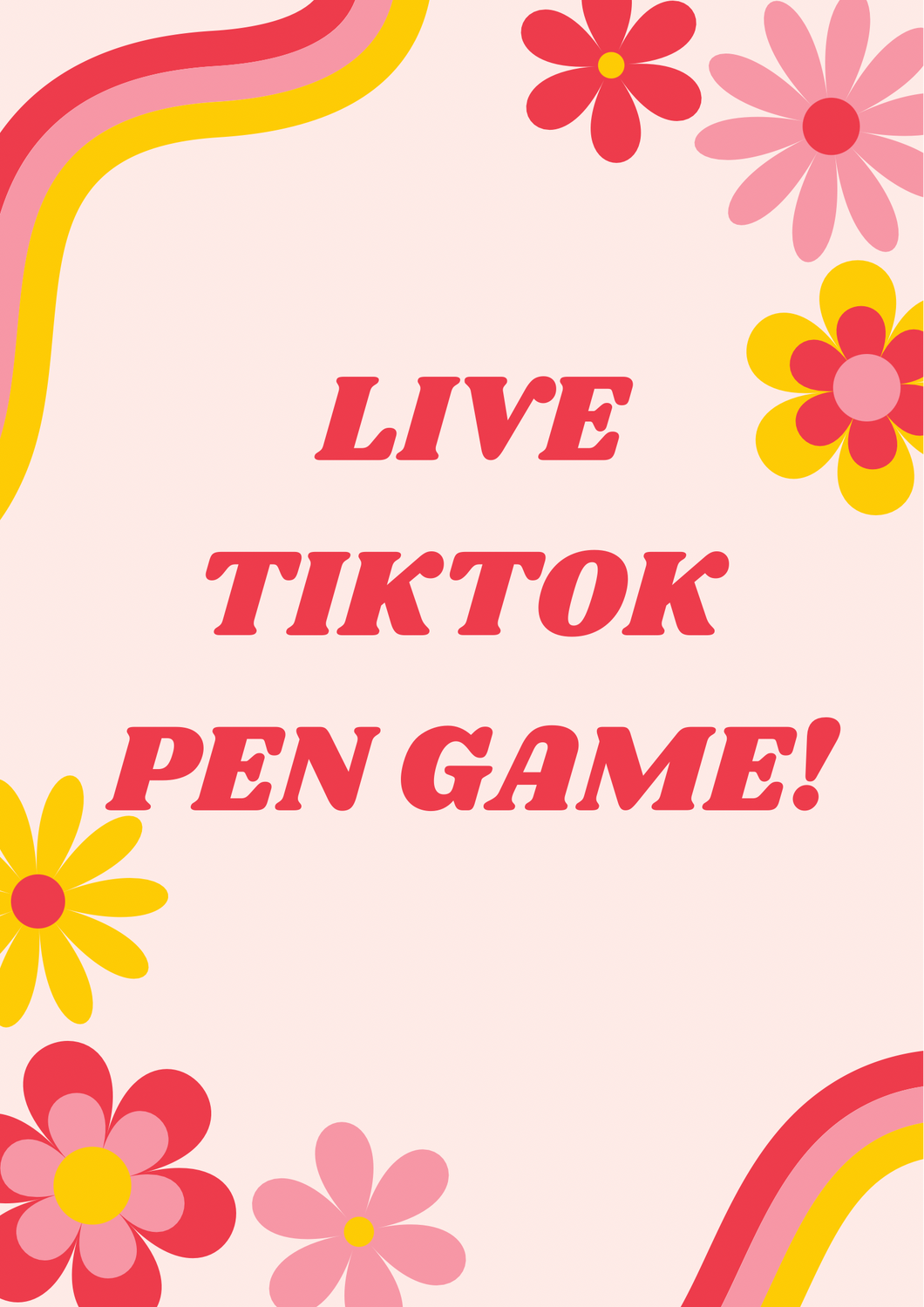 Discount pens (LIVE ON TIKTOK)