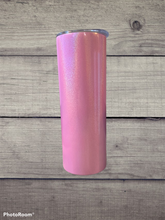 Load image into Gallery viewer, Rainbow Halo Glitter Straight Tumbler
